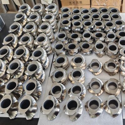 Wear and Corrosion Resistant Twin Screw Extruder Elements with CNC Precision Machining and HRC 58-62 Hardness