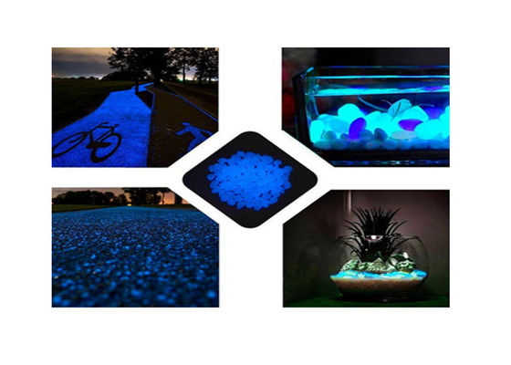 Pedra luminosa artificial com baixas condições de armazenamento da luz da excitação