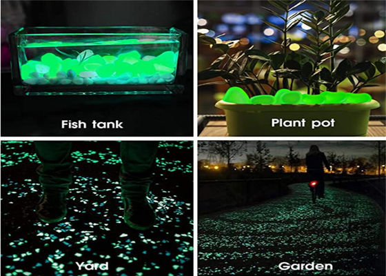 Pedras luminescentes resistentes da temperatura livre venenosa