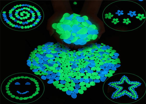 seixos 2H fluorescentes artificiais de incandescência para o aquário do aquário