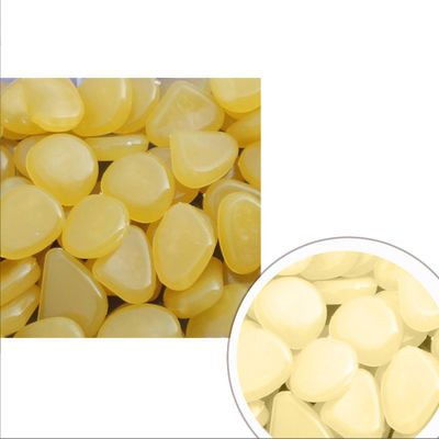 o fulgor de 1.5mm nos seixos escuros incandesce cascalhos para acessórios da decoração da casa da jarda