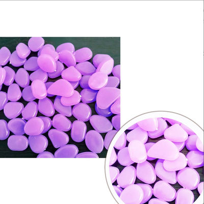 o fulgor de 1.5mm nos seixos escuros incandesce cascalhos para acessórios da decoração da casa da jarda