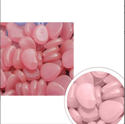 o fulgor de 1.5mm nos seixos escuros incandesce cascalhos para acessórios da decoração da casa da jarda