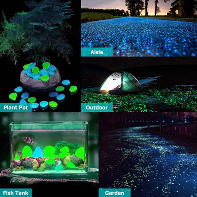 Pedras luminosas do jardim de 100PCS DIY para passagens dos gramados das jardas