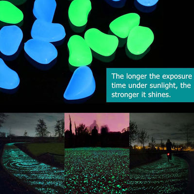 Pedras luminosas do jardim de 100PCS DIY para passagens dos gramados das jardas