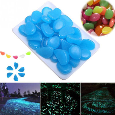 Pedras luminosas do jardim de 100PCS DIY para passagens dos gramados das jardas