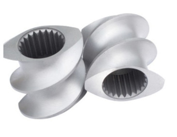 elemento do parafuso do gêmeo 316L para a linha de produção plástica da máquina de Masterbatch