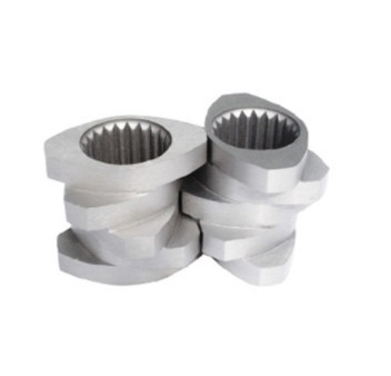 elemento do parafuso do gêmeo 316L para a linha de produção plástica da máquina de Masterbatch