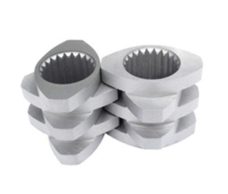 elemento do parafuso do gêmeo 316L para a linha de produção plástica da máquina de Masterbatch