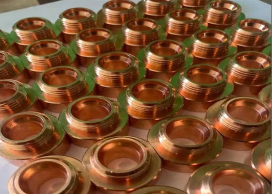 A porca da flange cobre 17mmx25mm para a soldadura de ponto da porca