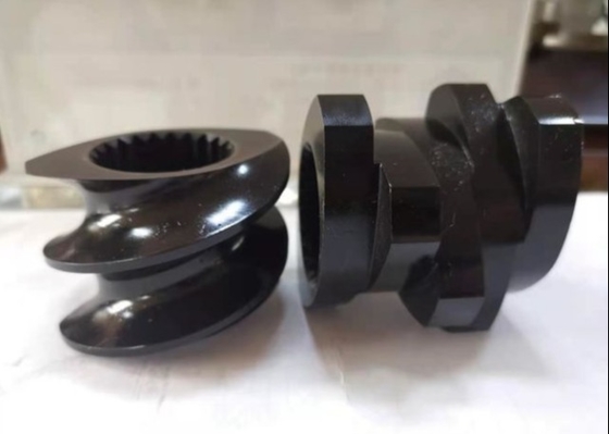 Diâmetro 62.4mm dos elementos do parafuso de QPQ W6Mo5Cr4V2 para a extrusora plástica