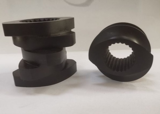 Diâmetro 62.4mm dos elementos do parafuso de QPQ W6Mo5Cr4V2 para a extrusora plástica