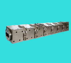 Elementos gêmeos paralelos Pip Sheet Extruder bimetálico do tambor do parafuso de Berstoff