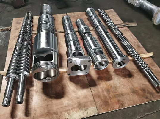 Tambor gêmeo cônico da extrusora do nitreto X800 para processar o ABS do PLA do HDPE do LDPE do PE do PVC PP