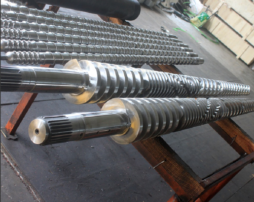 Parafuso CMT80/174 e tambor bimetálicos gêmeos cônicos para a máquina plástica da extrusora